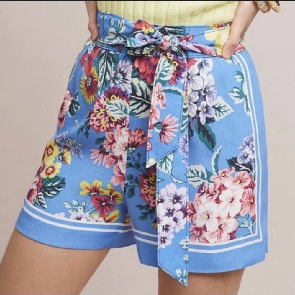 Maeve Floral Blue Women's Shorts